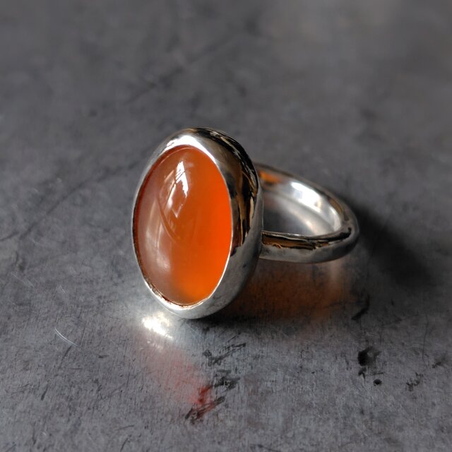 カーネリアンシルバーリング#13.5〜14