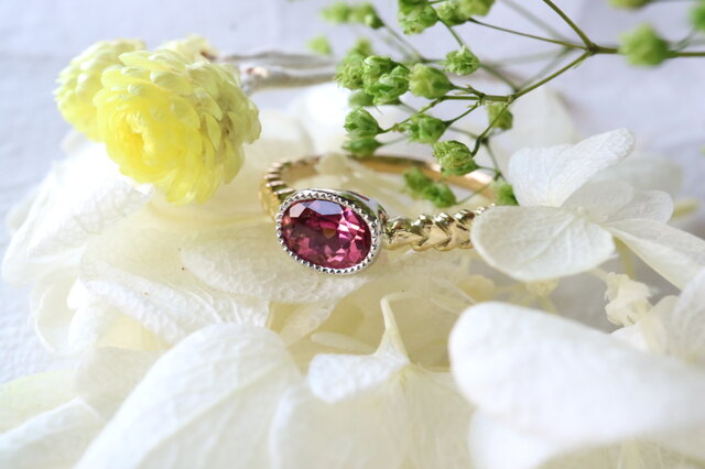 ち*ん様 ピンクトルマリン　シンプルリング 8_000000000776.jpg?1724231771