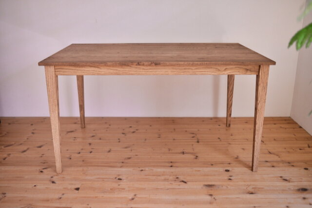 無垢クリ（栗の木）テーブル・アンティーク仕上げ ※サイズオーダー可