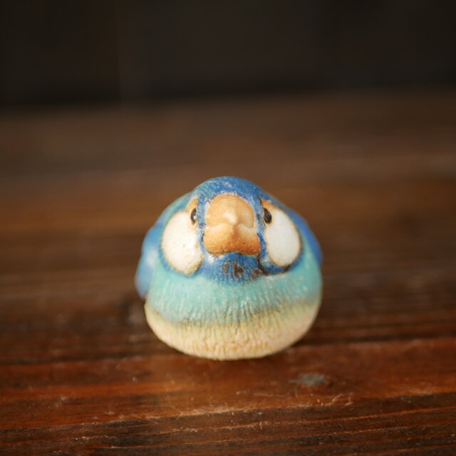 青色の文鳥 no.8 | iichi 日々の暮らしを心地よくする