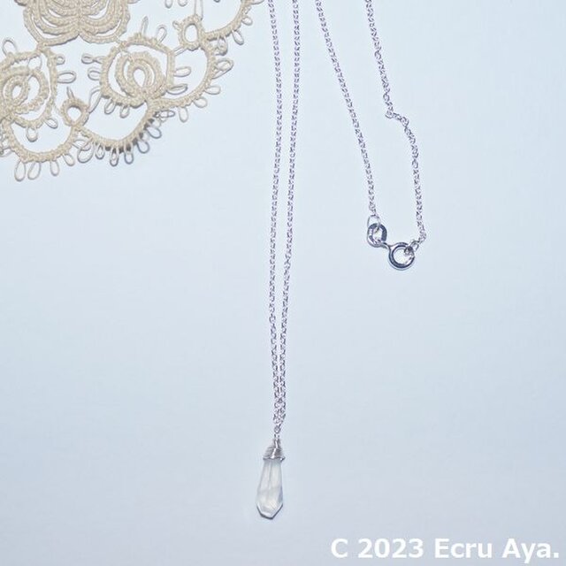 *春の虹*宝石質ヒマラヤクォーツのネックレス