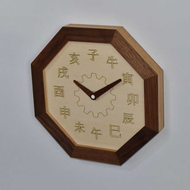 アンティーク 八角時計 アンティーク】精工舎 八角時計 掛時計 ゼンマイ式 OH済 | 時計屋復刻堂