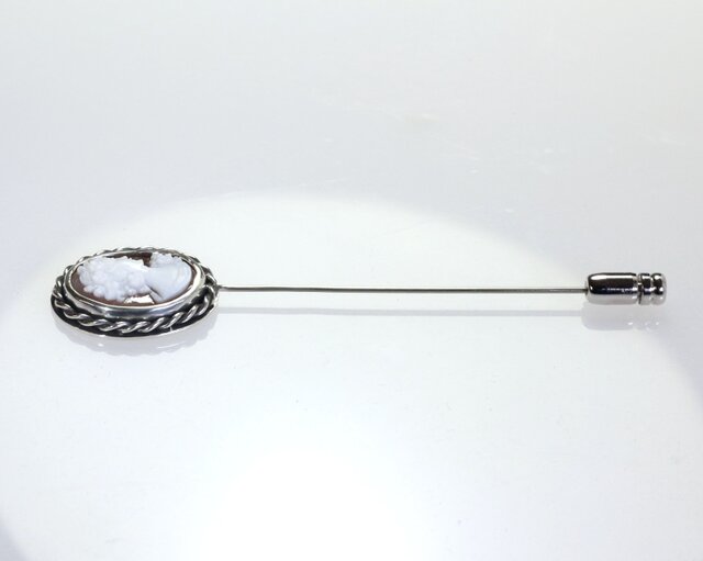 Sv925 カメオ ピンブローチ | iichi 日々の暮らしを心地よくする