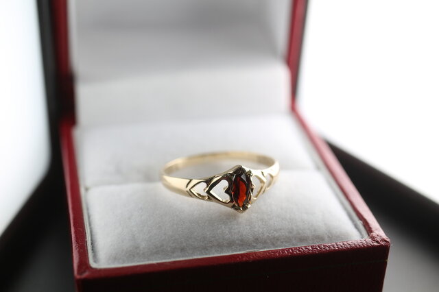 極上 英国 1993年 イギリス ビンテージ ゴールド 指輪 リング