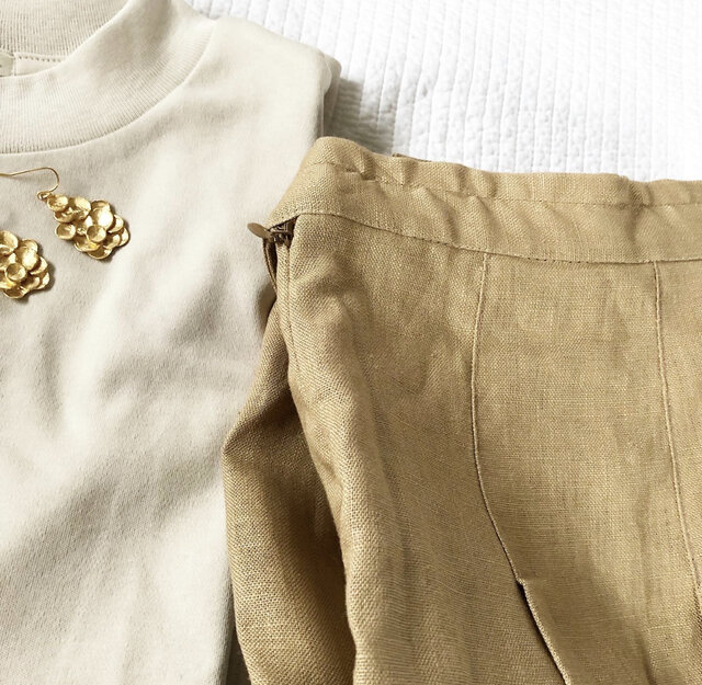 ミラショーン リネンフレアスカート 新品タグ 麻綿 キュプラ 総柄 高級【L】 Amazon.co.jp: [ミラオーウェン] フレンチリネンSET UPナロー