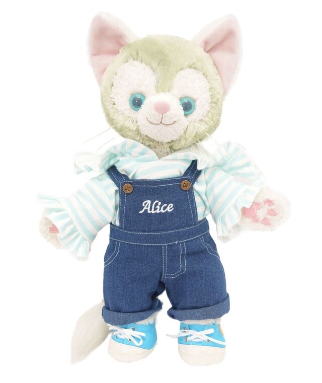 ジェラトーニ 服 着せ替え コスチューム オーバーオールセット ミントフリル 本体無 Sサイズ用