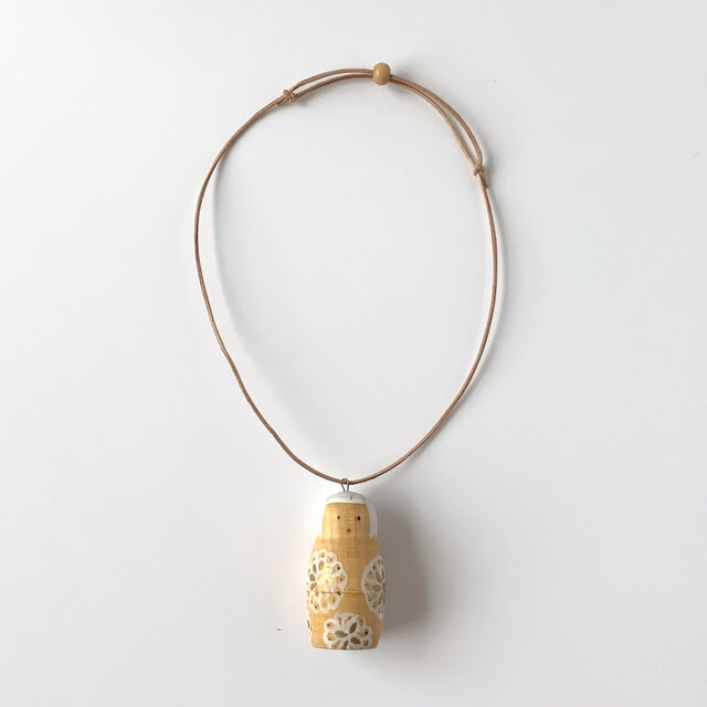 マトリョーシカストラップ（白色）