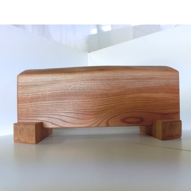 花台 山桜 菊菱彫刻 木工房JIN(手作り一点物) - テーブル用品