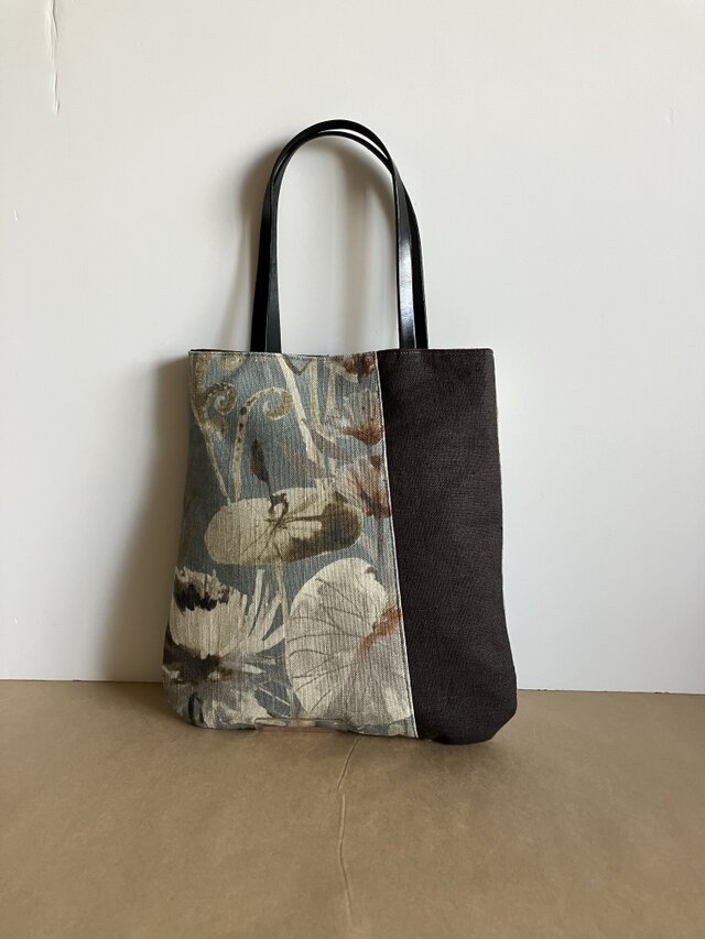 ぺたんこトートバッグＭ（チャコールグレー）