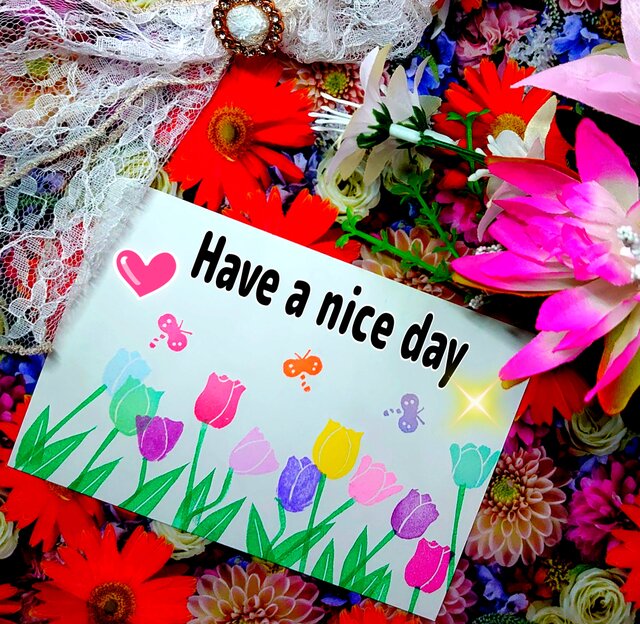 消しゴムはんこNo.399 ちびくまとチューリップ 消しゴムはんこNo.399 ちびくまとチューリップ 消しゴムはんこNo.399