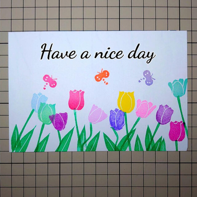 消しゴムはんこNo.385 ハリネズミとチューリップ 278e0222914c258940ec8a50a8085b