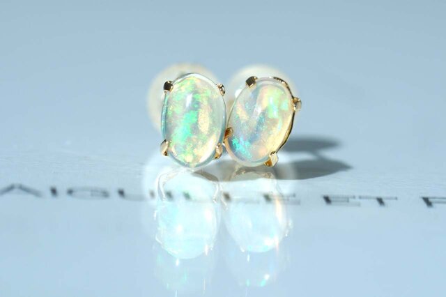 ete オパール ピアス k18 ete エテ K10YG×K18YG×オパール ピアス【美品】 - メルカリ