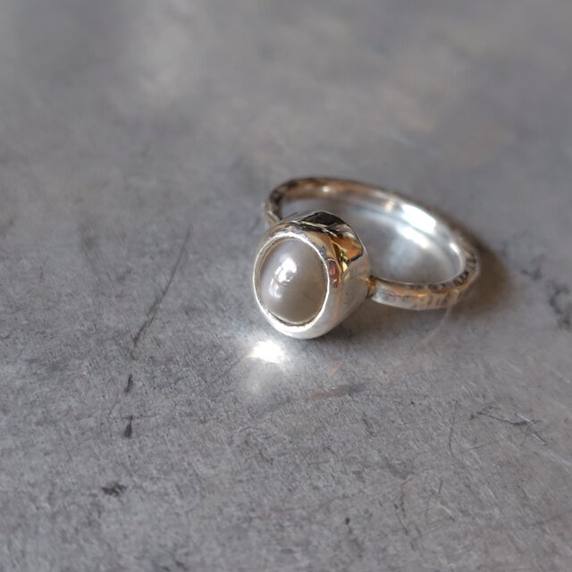 シリマナイトキャッツアイシルバーリング#9.5 | iichi 日々の暮らしを