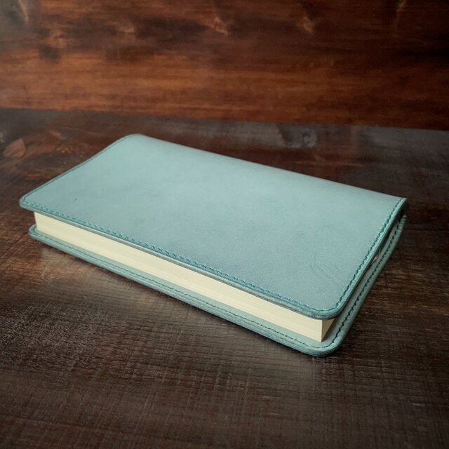 《新書判サイズ》レザーブックカバー（Agave）