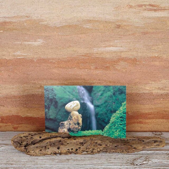 流木フォトスタンド６－１