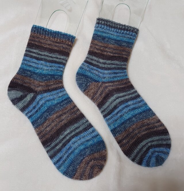 手編み靴下 rellana 1620