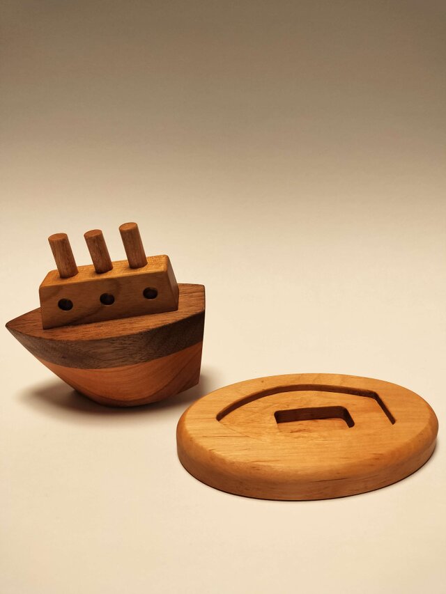 木製オブジェ 木の船 | iichi 日々の暮らしを心地よくするハンドメイド
