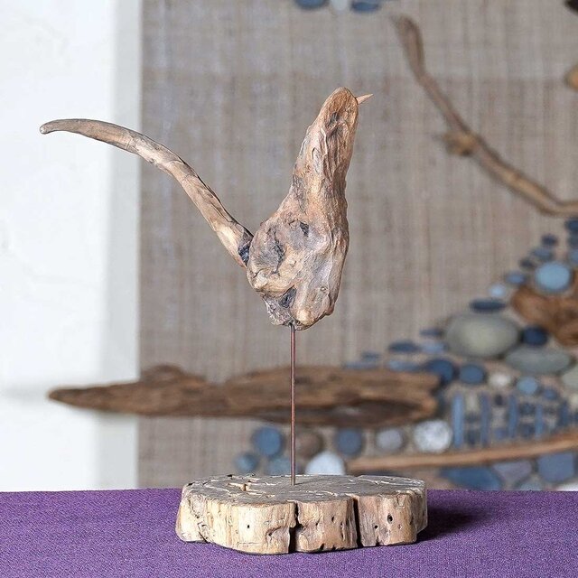 流木の鳥 木の鳥 wood bird 鳥 鳥のオブジェ （S saiz） 151