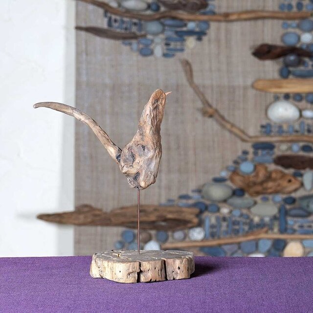 流木の鳥 木の鳥 wood bird 鳥 鳥のオブジェ （S saiz） 151