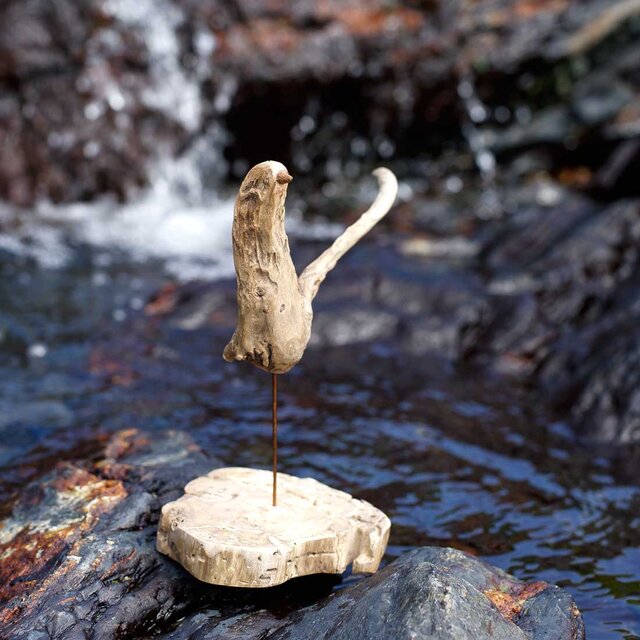 流木の鳥 木の鳥 wood bird 鳥 鳥のオブジェ （S saiz） 151