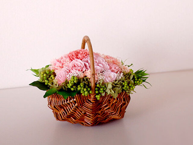 ご購入済みリメイク　スクエアバスケット おねむなうさぎ さん ピンクと黄色のお花 お花のぼうろ3缶セット」コスモス【紙袋付き】 | Flower Picnic Cafe