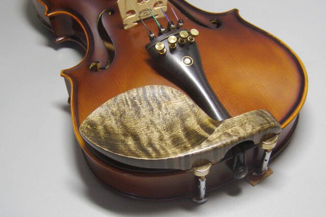 工芸会正会員が手作りする　楓ハードメイプル　スドラド　バイオリン顎当て 工芸会正会員が手作りする 楓ハードメイプル スドラド