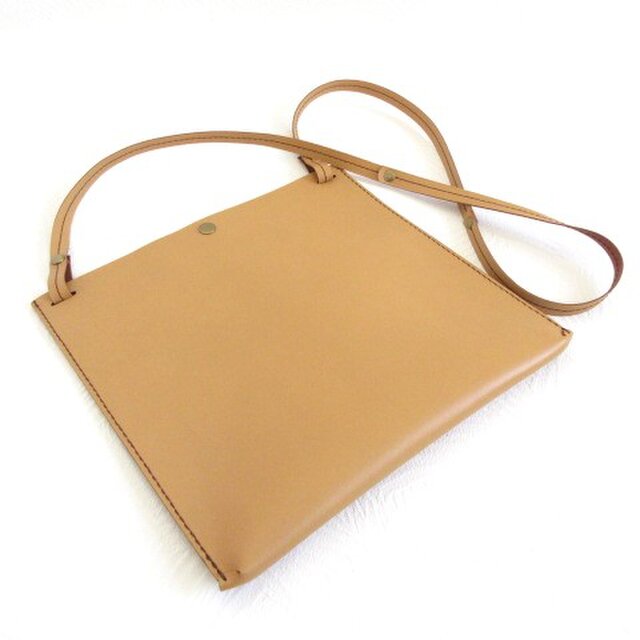 《牛革》インorアウト♪２wayフラット・インナーサコッシュ・Lサイズ・094