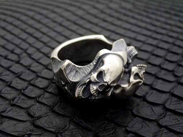スカルリング スカル ドクロ 髑髏 シルバーアクセサリー シルバー925