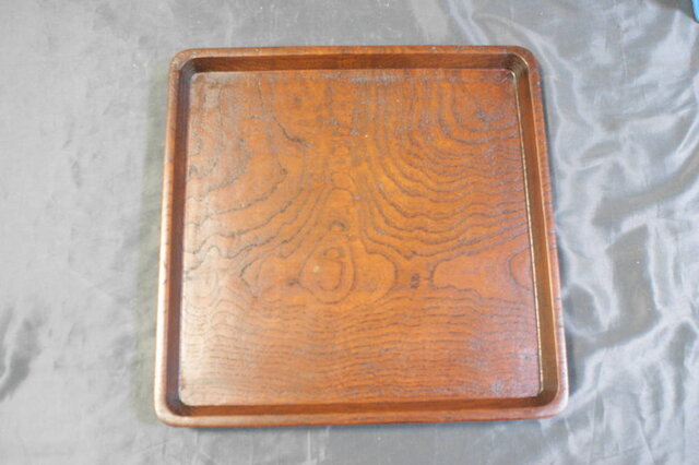 欅拭漆盆 250mm×250mm×20mm IM595 | iichi 日々の暮らしを心地よくする