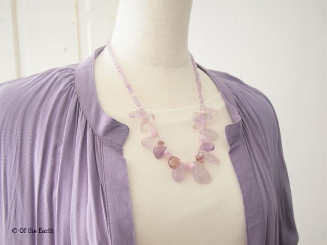 高品質 パープルピンク アメジスト ピンクアメジスト エッグ フリー