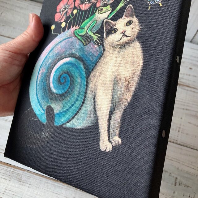 スカーフの猫の絵画 星の花を売って 原画 - 絵画