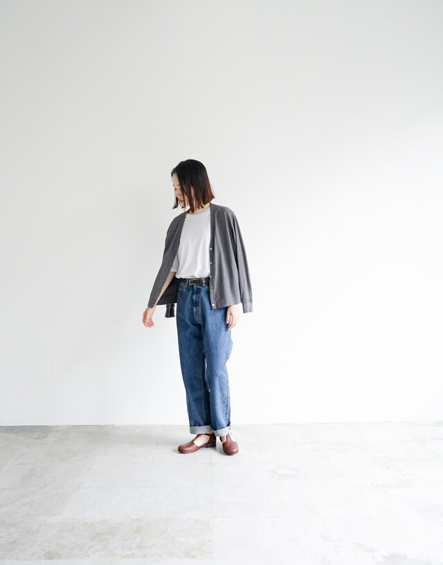 eco cotton/cardigan/metallic heather | iichi 日々の暮らしを