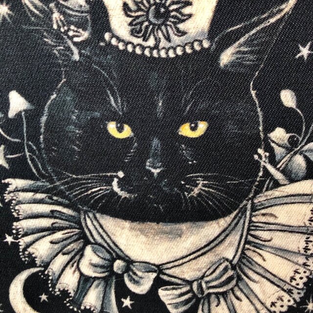 星月猫★アート「KING」絵画 木製パネル貼り SMサイズ複製画「003」猫