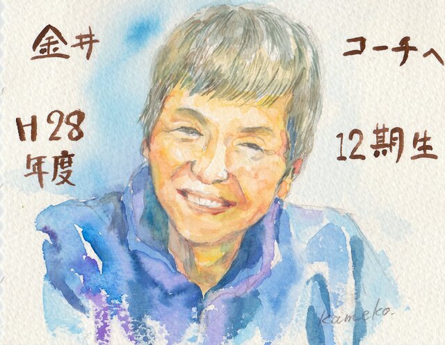A6サイズハガキサイズ 人柄と感謝を込めて 似顔絵 寄せ書き プレゼント