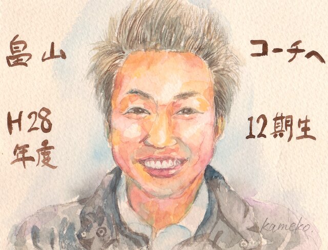 A6サイズハガキサイズ 人柄と感謝を込めて 似顔絵 寄せ書き プレゼント