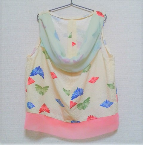 着物地　ドレープノースリーブ