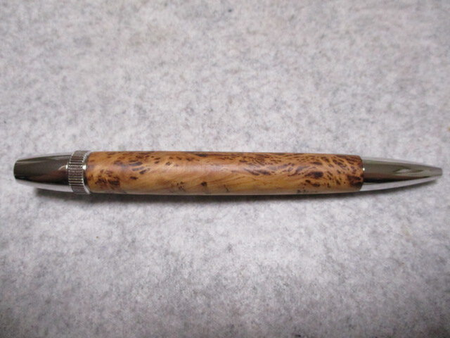 屋久杉 極小 泡瘤 椿油仕上げ ロングパトリオットボールペン 希少材