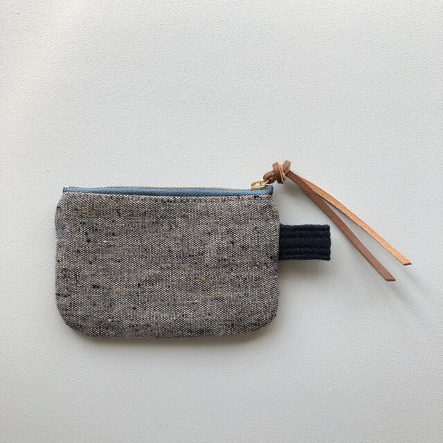 ポーチ S / カラーネップ帆布