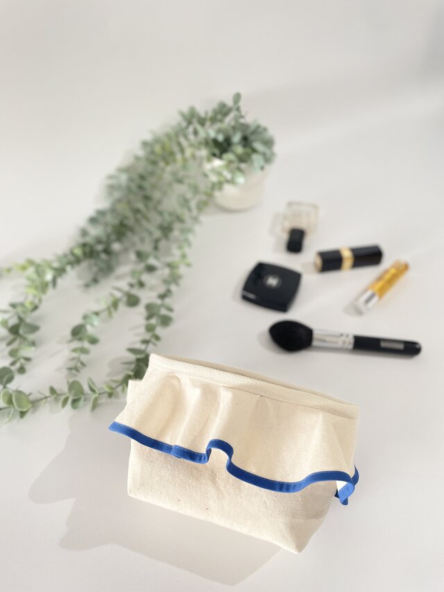 【 frill frill❤︎フリルポーチ】/6P0123