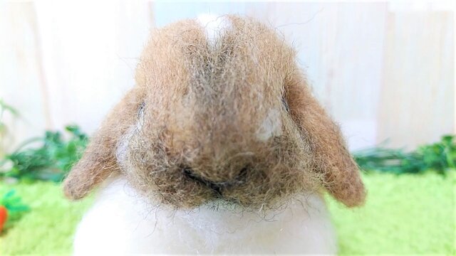 ロップイヤー様オーダー品】羊毛うさぎ*Lサイズ | iichi 日々の暮らし