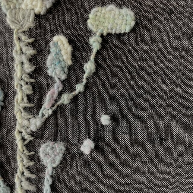 一点もの】刺繍 ファブリックパネル 『Flower,i.』 | iichi 日々の