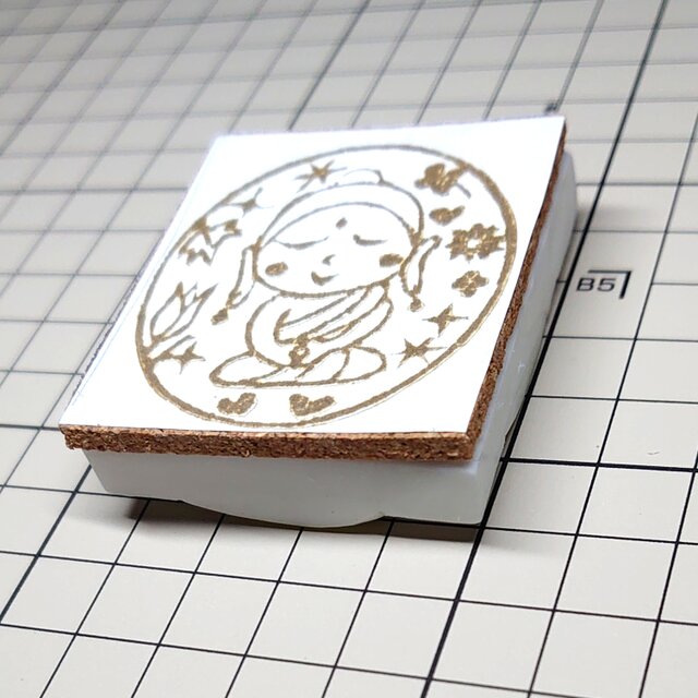 ハンドメイド 消しゴムはんこ - 文房具