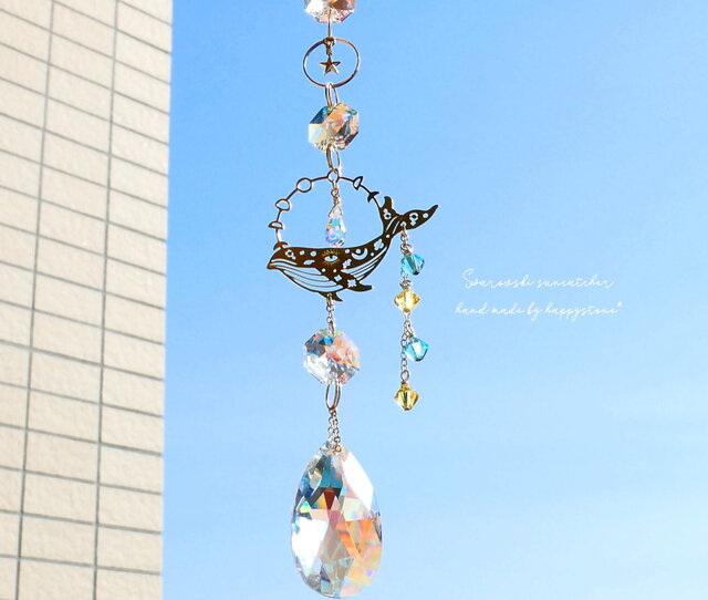 aphroditeページ♡スワロフスキーサンキャッチャー 月と星のサンキャッチャー（ベルトップ型）① | etoile-irisee