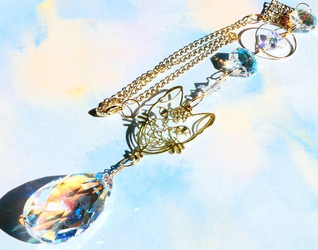 サンキャッチャー♡ハンドメイド「Swarovski✧︎トゥルーリーインラブ♥」 サンキャッチャー♡ハンドメイド「Swarovski✧︎トゥルーリーインラブ