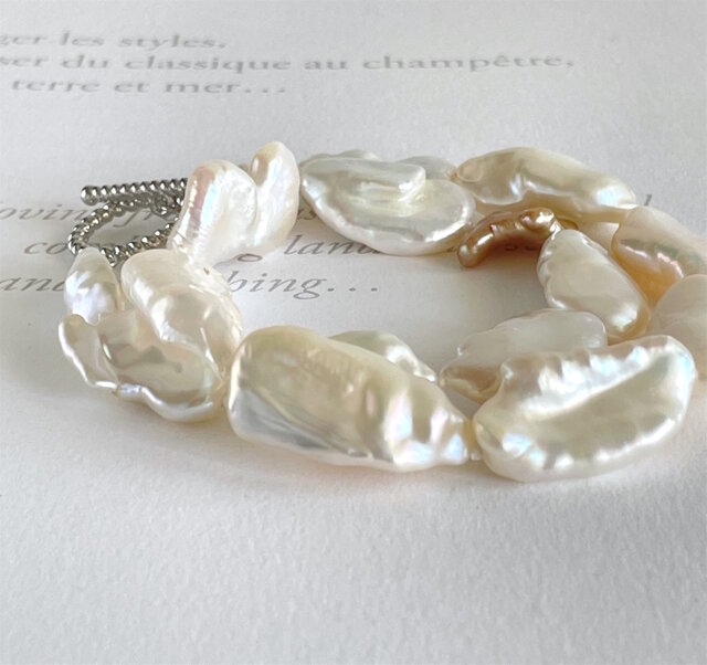 CAK32 稀少! 大粒12.8mm 天然パールレザーチョーカー K18 CAK32 稀少! 大粒12.8mm 天然パールレザーチョーカー K18