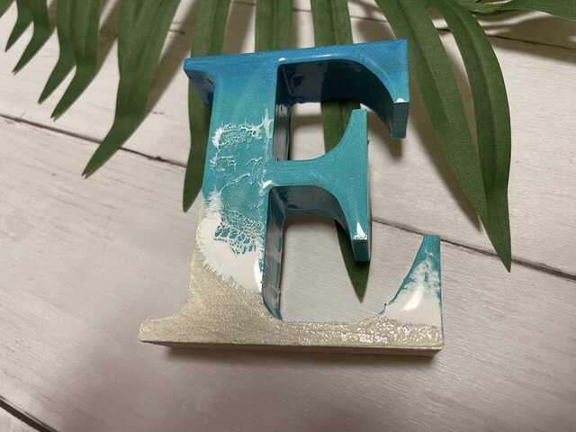 海レジンアート　ウェルカムボード　彫刻 波のウェルカムボード 【海レジン】 | WAVE CRAFT