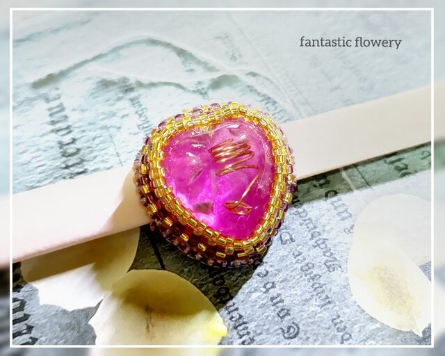 DOUBLE MAISON ビーズブローチ(帯留め) DOUBLE MAISON ビーズブローチ(帯留め)