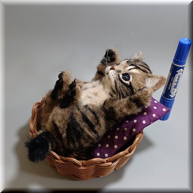 最安 羊毛フェルト猫 - 趣味/おもちゃ