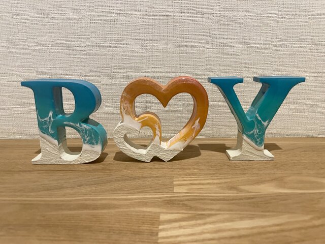 ひなたオーシャンアート　ハートの海　波アート ひなたオーシャンアート ハートの海 波アート ひなた様専用