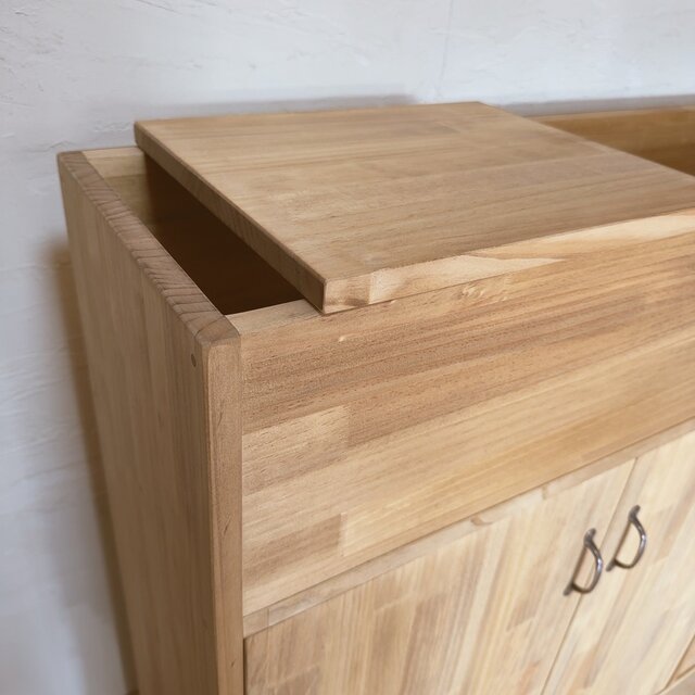 na 287.シャンプーキャビネット ナチュラル シンプル ナチュラル